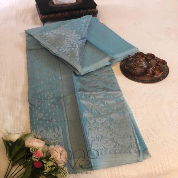 Tissue Jamdani Saree