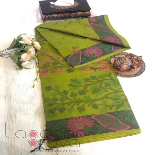 Cotton Tangail Saree