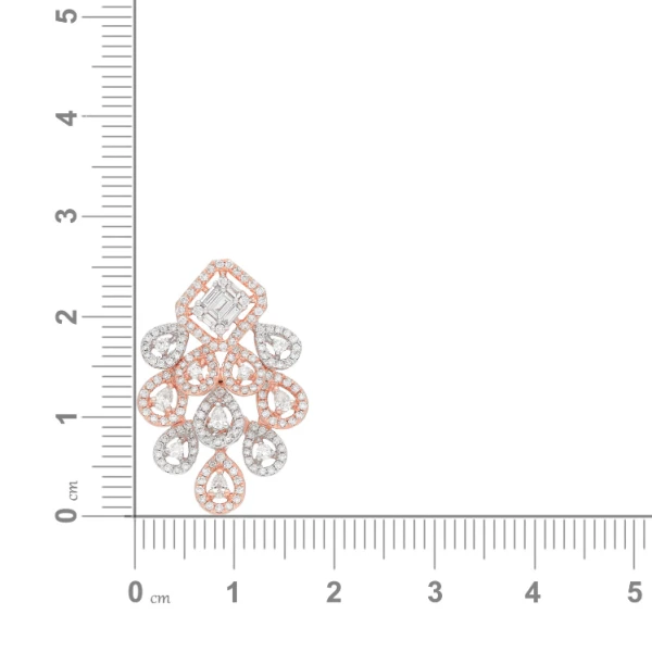 Mine Diamond Earring-18 Karat Gold